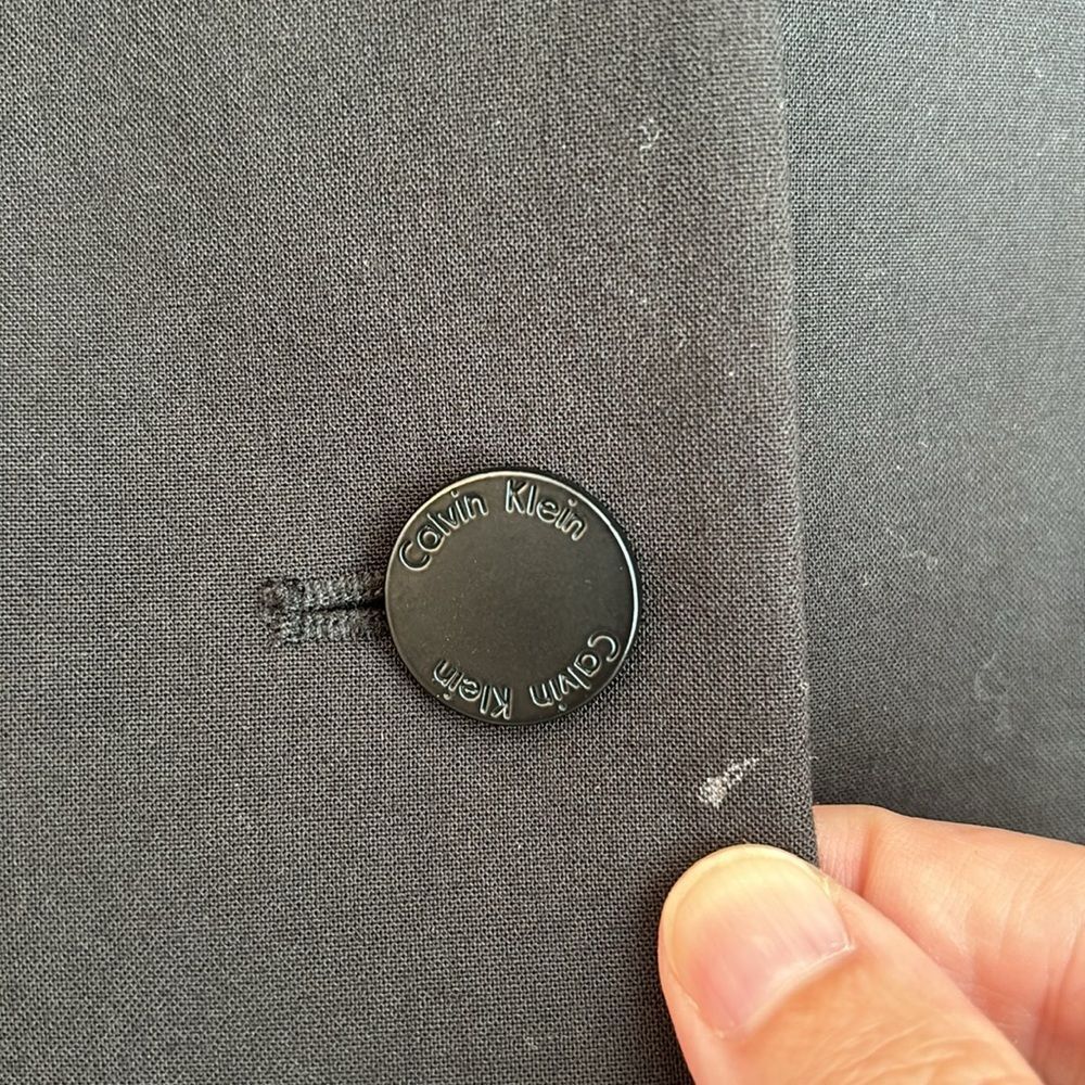 Calvin Klein Women blazer suit jacket office wear work business size 10 GUC! - Picture 6 of 11